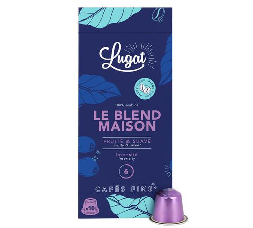 10 capsule compatibili Nespresso* Original Le Blend Maison &ndash; Lugat