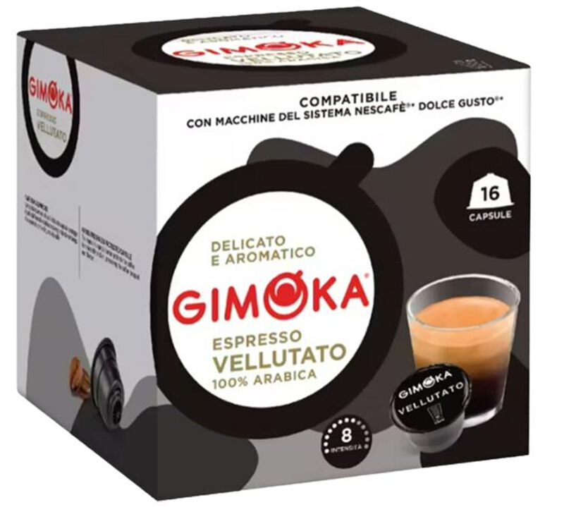 96 capsule compatibili Nescafe* Dolce Gusto* Vellutato &ndash; Gimoka image number 1