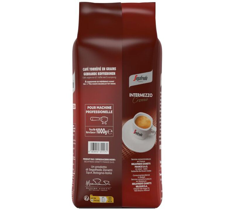 Segafredo - Caff&egrave; in grani - Intermezzo 1 kg image number 3