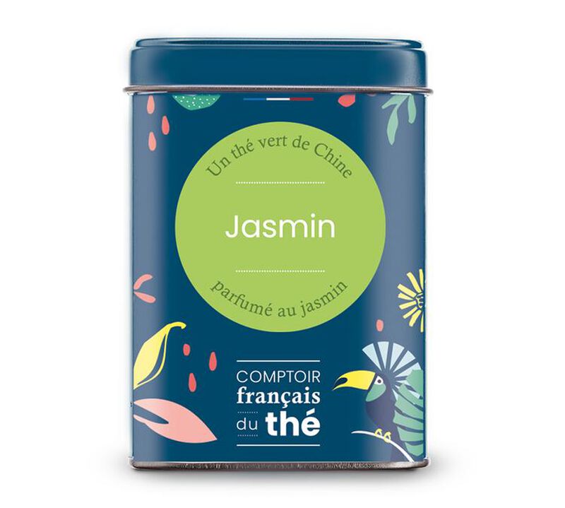 Jasmine green tea - 100g loose leaf tea - Comptoir Fran&ccedil;ais du Th&eacute; image number 0