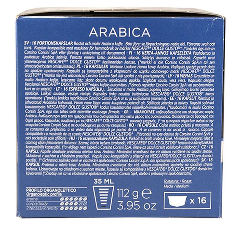 Caff&egrave; Corsini - 16 capsule per Nescafe&reg; Dolce Gusto&reg; - Gran Riserva Arabica image number 1