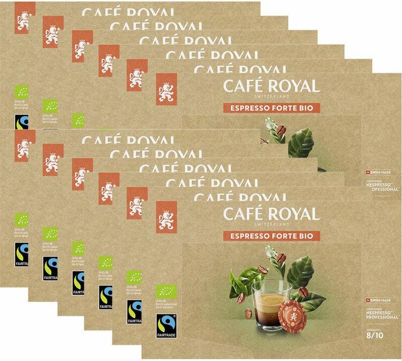 Caf&eacute; Royal Nespresso&reg; Professional Organic Espresso Forte Capsules x 600 image number 0