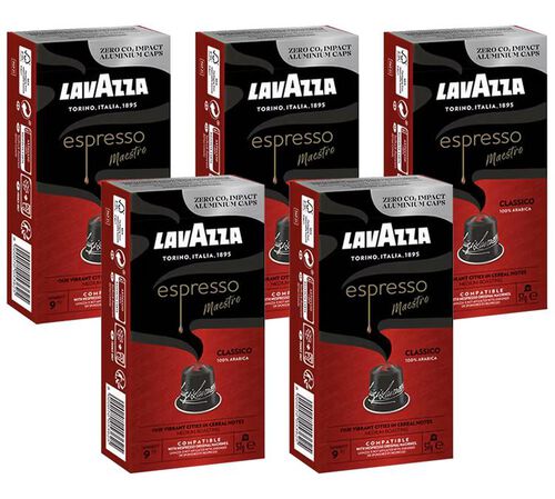 50 Nespresso* Original Compatible Capsules Maestro Classico &ndash; LAVAZZA