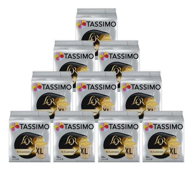 Tassimo L'OR XL Classique Coffee Pods 10 Packs (160 Drinks) image number 0