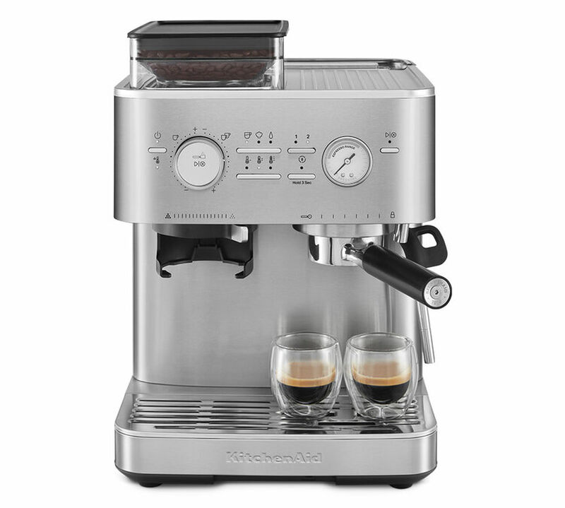 KitchenAid 5KES6551ESX Macchina semi automatica con macinacaff&egrave; Acciaio image number 4
