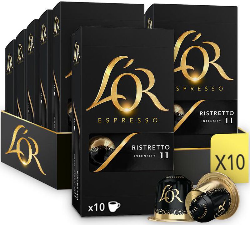 L'Or Espresso Ristretto Nespresso* Original Compatible Pods (10 Pack) image number 0