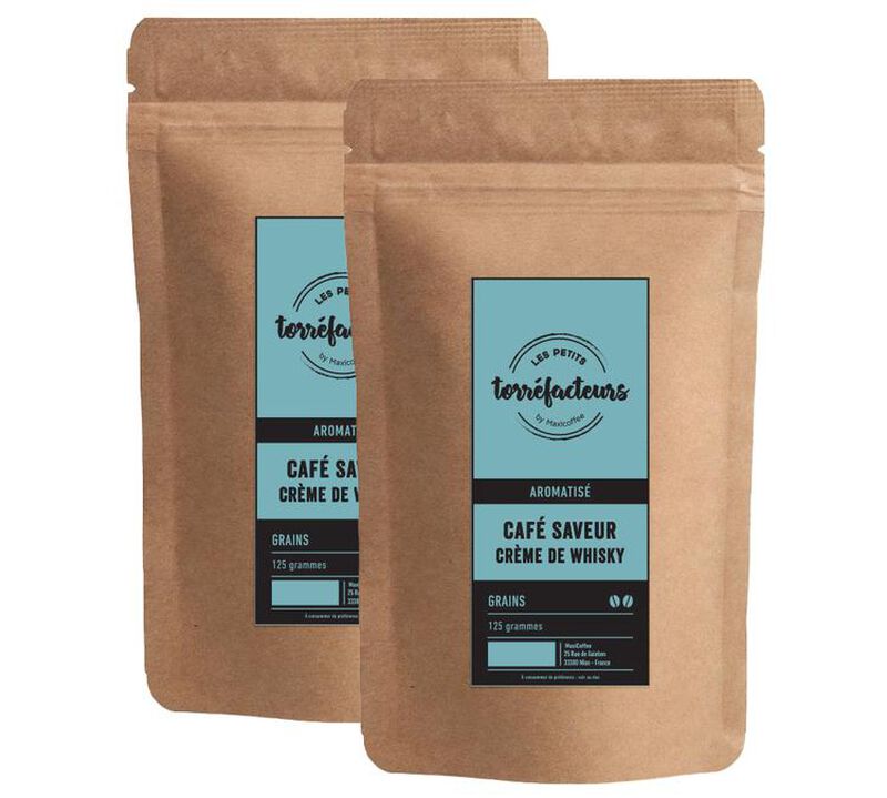 Les Petits Torr&eacute;facteurs - Whisky Cream flavoured coffee beans - 250g (2x125g) image number 0