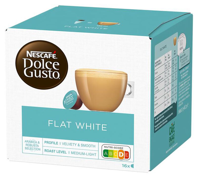 16 Flat White Pods - NESCAFE* DOLCE GUSTO* image number 0