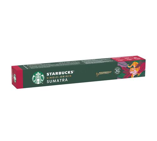 10 Nespresso* Original Compatible Capsules Sumatra &ndash; STARBUCKS