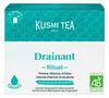 Th&eacute; sachets - Rituel Drainant - Bio - 18 sachets mousseline - KUSMI TEA image number 0