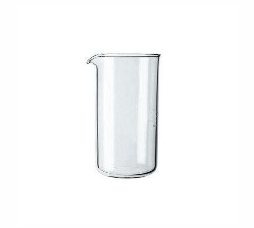 Spare glass beaker compatible with Bodum 3-cup (350ml) French Press coffee maker.