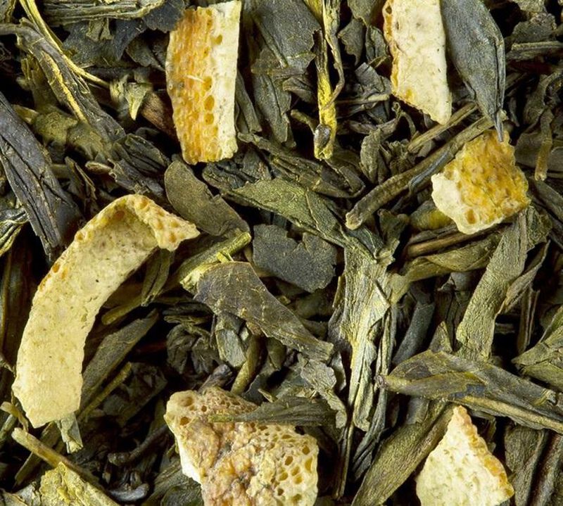 Dammann Fr&egrave;res Soleil Vert green tea - 100g loose leaf tea image number 0