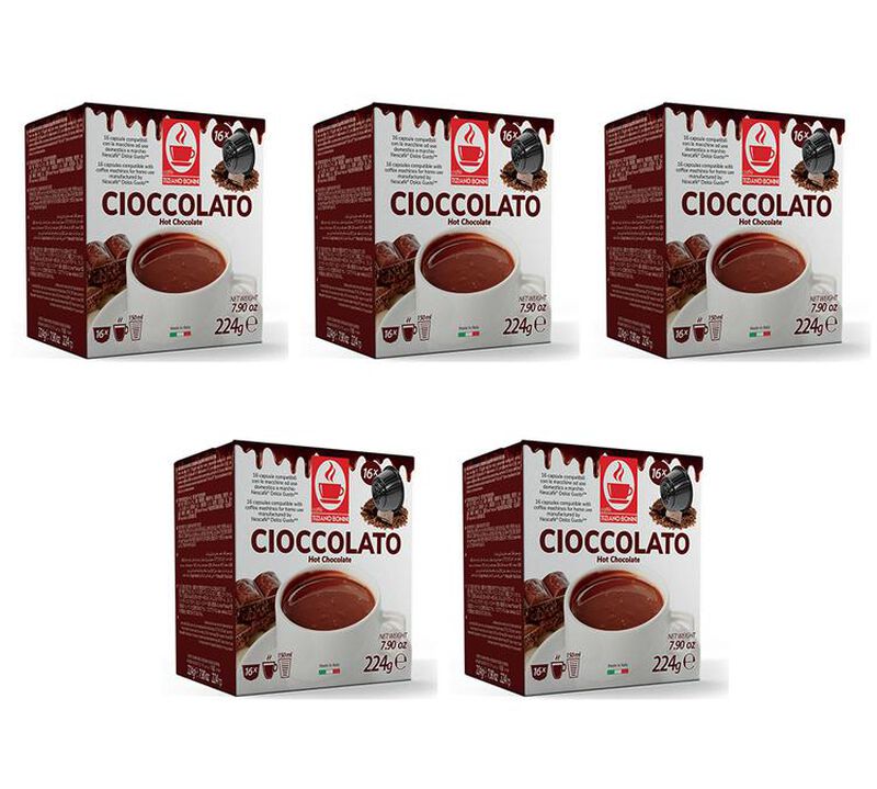 Caff&egrave; Bonini Hot Chocolate Dolce Gusto pods Cioccolato Value Pack x 80 image number 0
