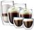 Selection of 6 'Pavina' double wall glasses - 8cl, 35cl and 45cl - Bodum image