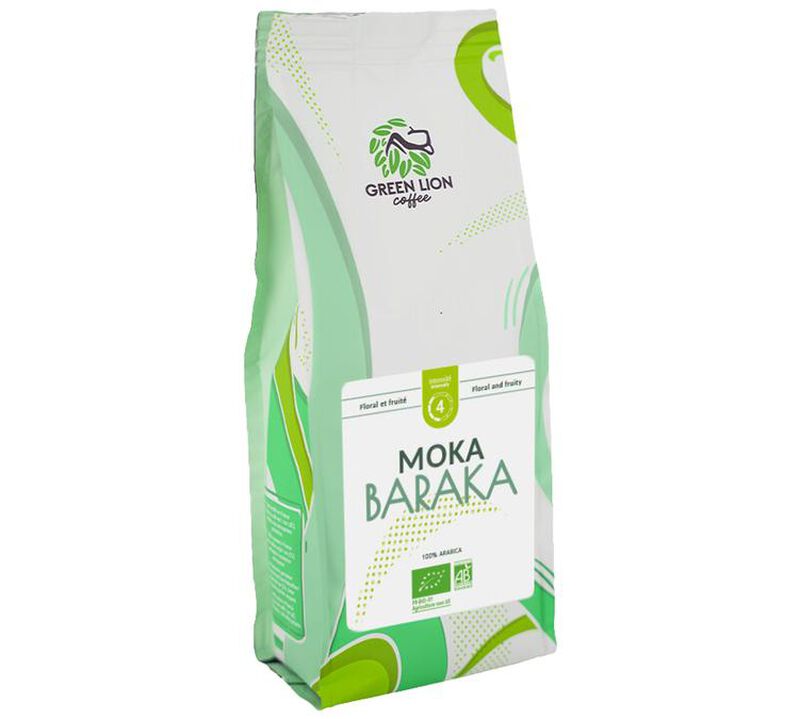 Green Lion Coffee - Caff&egrave; in grani Bio Moka Baraka 250 g image number 4