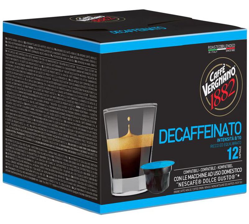 72 Nescaf&eacute;* Dolce Gusto* Compatible Pods Decaffeinato &ndash; CAFFE VERGNANO image number 3