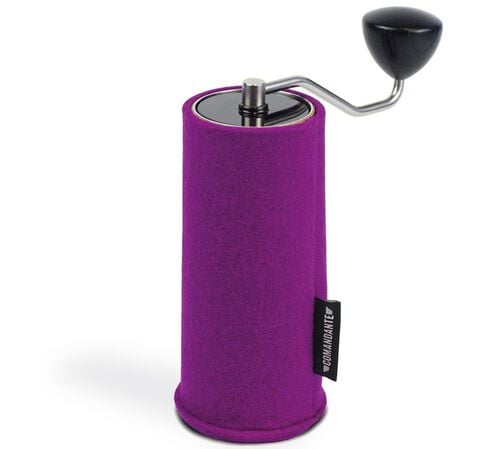 Comandante C40 Felt Sleeve Fuchsia for Grinder