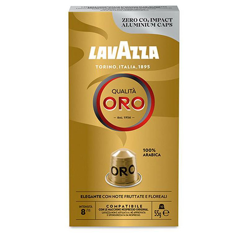 50 Nespresso* Original Compatible Capsules Espresso Qualita Oro &ndash; LAVAZZA image number 1