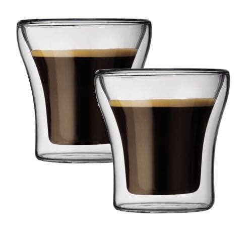 Bodum Assam Set of 2 Double Wall Glasses - 10cl