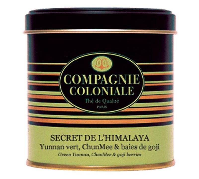 Luxury Secret d'Himalaya Green Tea - 100g loose leaf tea in tin - Compagnie Coloniale image number 0
