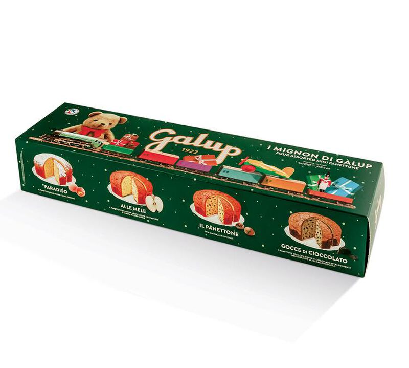 Galup Panettone Box of 4 Mini Panettoni - 4x100g image number 0