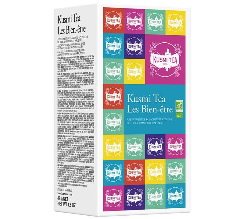 Kusmi Tea Organic Well-Being Tea Selection Box x 24 Tea Bags image number 0