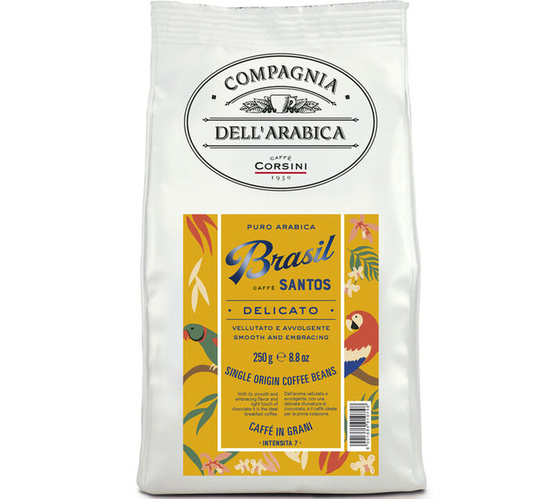 Caff&egrave; Corsini - Caff&egrave; in grani - Brasil Santos 250 g image number 0