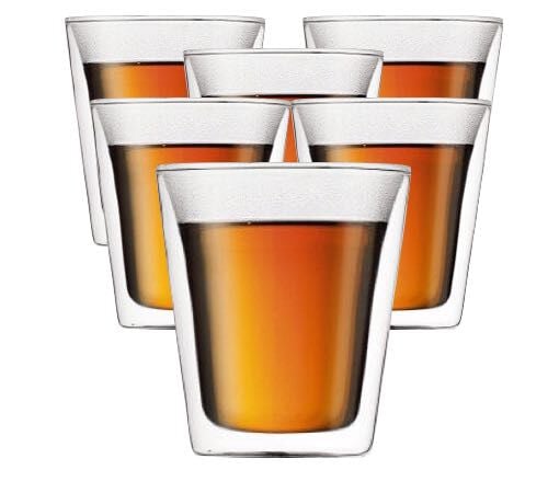 Bodum Set of 6 Canteen double wall glasses - 20cl