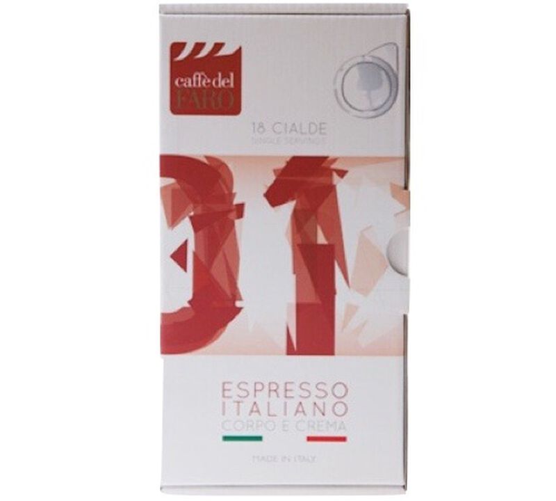ESE pods - Italian Espresso - x18 - Caff&egrave; del Faro image number 0