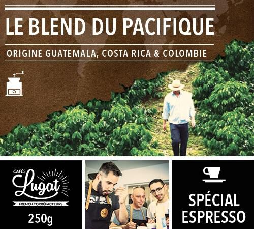 Ground coffee: Le Blend du Pacifique (Pacific Blend ) - 250g - Caf&eacute;s Lugat