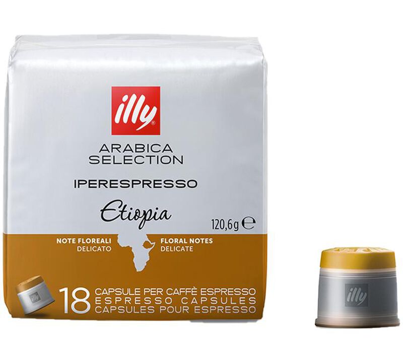 lly Iperespresso MonoArabica Ethiopia x 18 coffee capsules image number 0