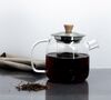 Glass teapot with stainless steel and wood lid 68cl - OGO Living image number 1