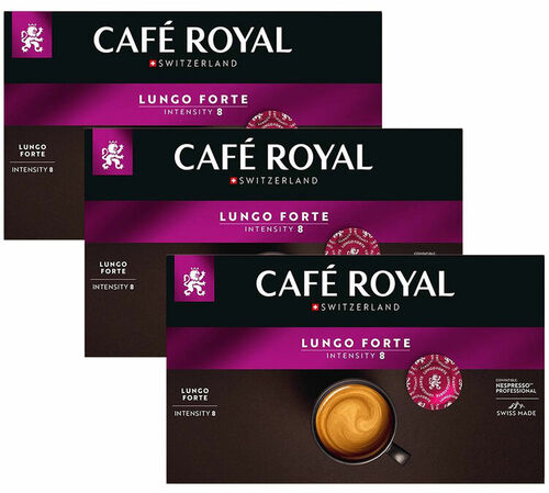 150 Nespresso* Pro Capsules Lungo Forte &ndash; CAFE ROYAL