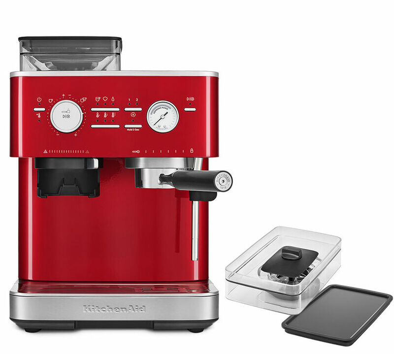 KitchenAid 5KES6551ECA Macchina semi automatica con macinacaff&egrave; Rossa image number 0