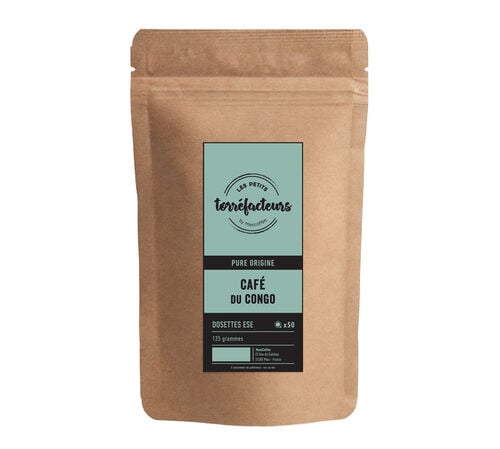 ESE pods - 100% Arabica Congo - x 50 - Les Petits Torr&eacute;facteurs