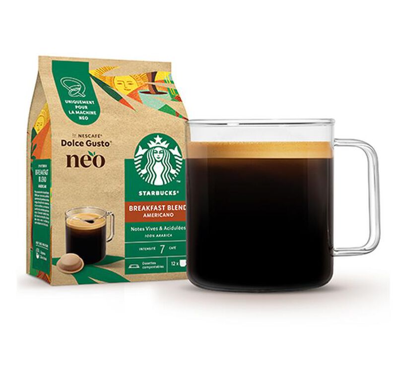 NEO Nescafe&reg; Dolce Gusto&reg; pods Starbucks Breakfast Blend Americano x 12 image number 1