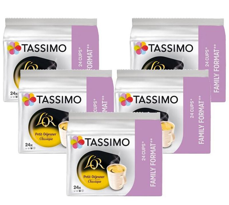 Tassimo pods L'Or Petit Dejeuner Classique x 120 T-Discs image number 0