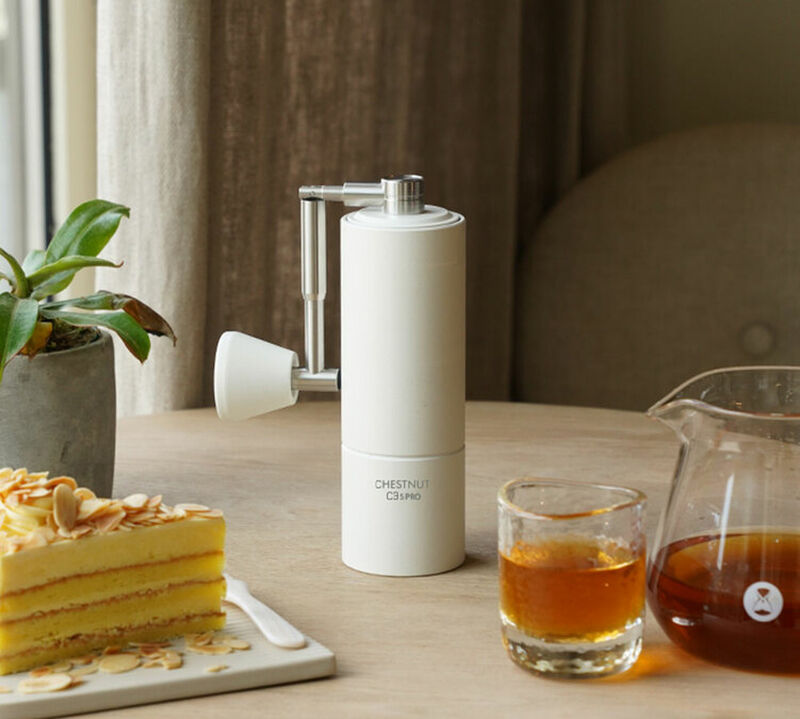 Timemore Chestnut C3S Pro Coffee Grinder White + FREE Coffee Beans image number 2
