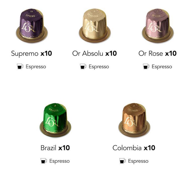 200 Nespresso* Original compatible capsules - Assortment - L'OR ESPRESSO image number 5