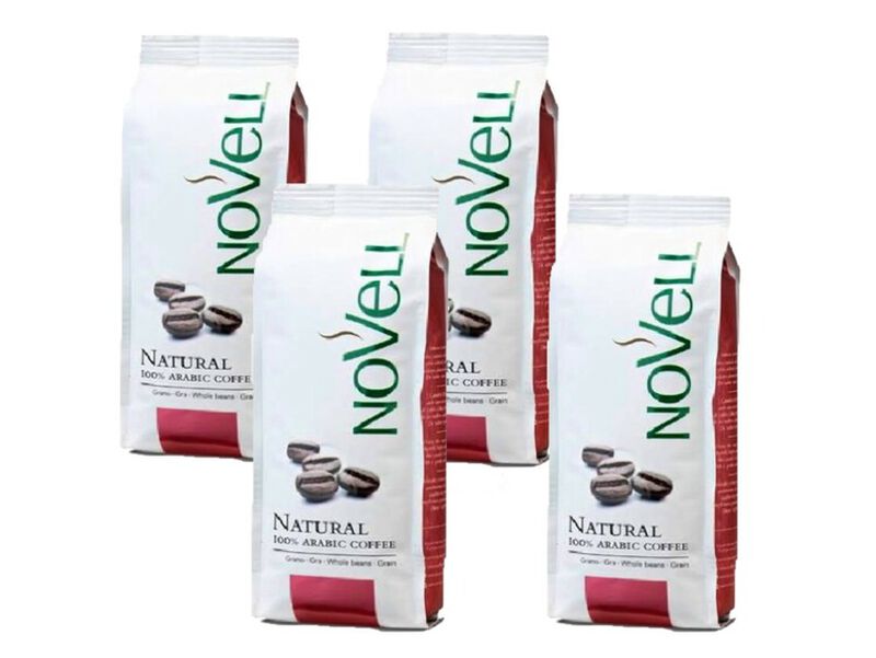 Novell - Caff&egrave; in grani Natural 100% Arabica 4 x 250 g image number 0