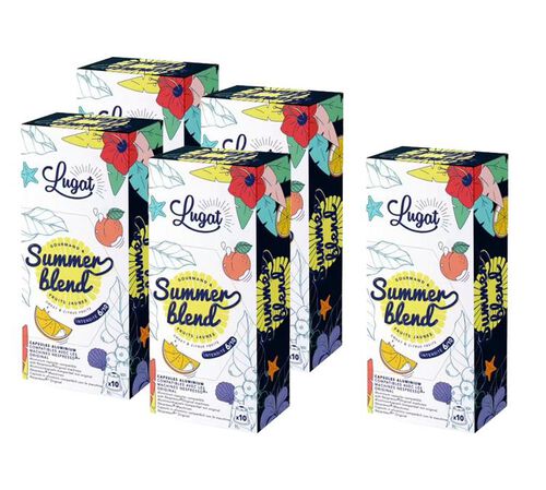 Caf&eacute;s Lugat - 50 Capsule Compatibili Nespresso&reg; -  Summer Blend
