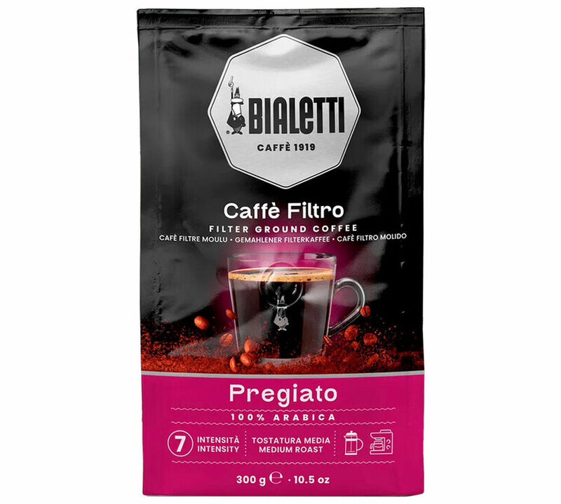 Bialetti - Caff&egrave; Macinato per Filtro Pregiato 300 g image number 0