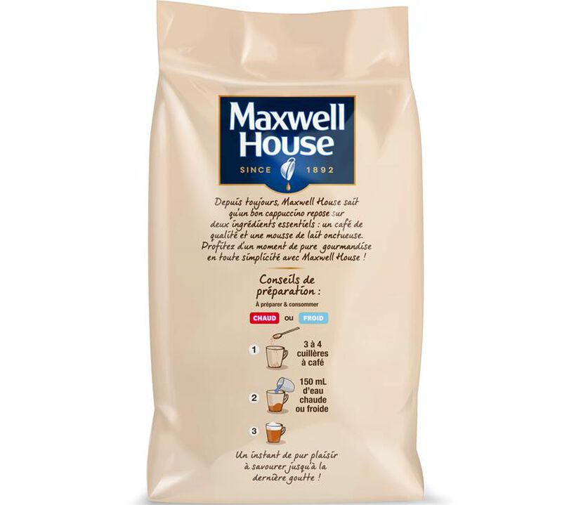 Maxwell House Instant Coffee, Cappuccino Milka&reg; - 315g image number 1