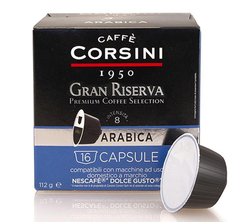 Caff&egrave; Corsini - 16 capsule per Nescafe&reg; Dolce Gusto&reg; - Gran Riserva Arabica image number 2