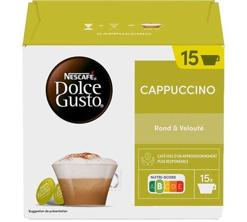 30 Cappuccino Pods - NESCAFE* DOLCE GUSTO*