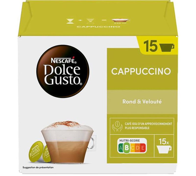 90 Cappuccino Pods - NESCAFE* DOLCE GUSTO* image number 1