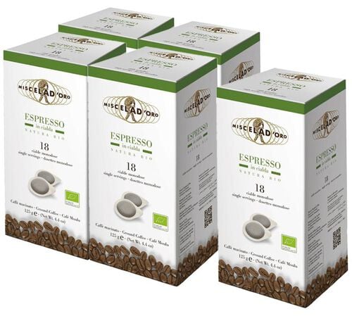 Miscela d'Oro ESE pods Organic Espresso Natura - 5 x 18