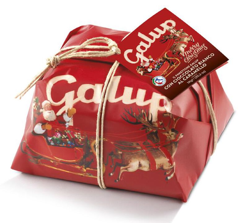 Galup Panettone with Caramel White Chocolate Chips - 1kg image number 0