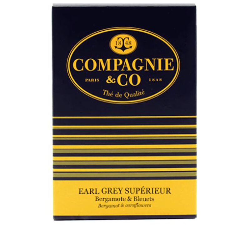 Earl Grey Sup&eacute;rieur black tea by Compagnie Coloniale x 25 pyramid bags image number 0