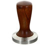 Timbro da caff&egrave; Motta 58 mm base piatta in acciaio con manico in legno image number 0